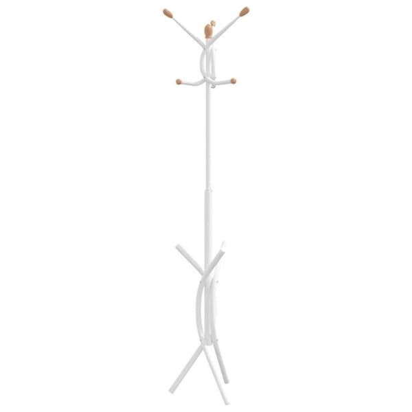 Vit hängare vit 176 cm pulverlackerad järn Vit
