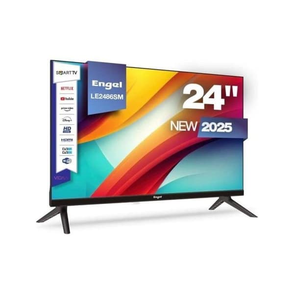 Engel LED LE2486SM 24" HD Ready Smart TV VIDAA Dolby Audio