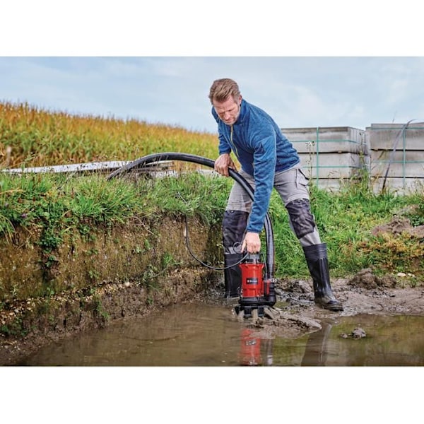 Einhell Avloppspump för smutsvatten GE-DP 900 Cut (900 W, Max flöde 16 000 L/h, max nedsänkning 7 m)