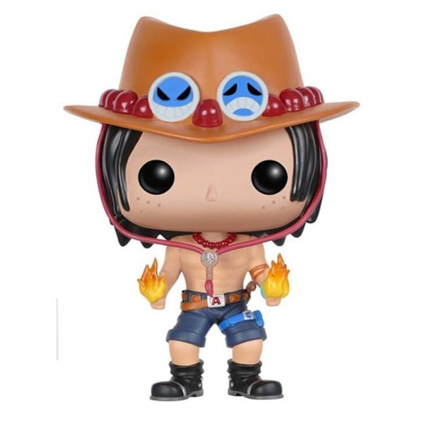 Figur - Funko - Portgas D. Ace - 10 cm - One Piece - Pop! Samling Flerfärgad