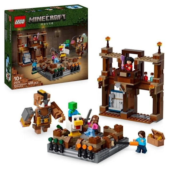 LEGO Minecraft 21272 Le Ring av Manet i Skogen - Byggset för pojkar från 10 år