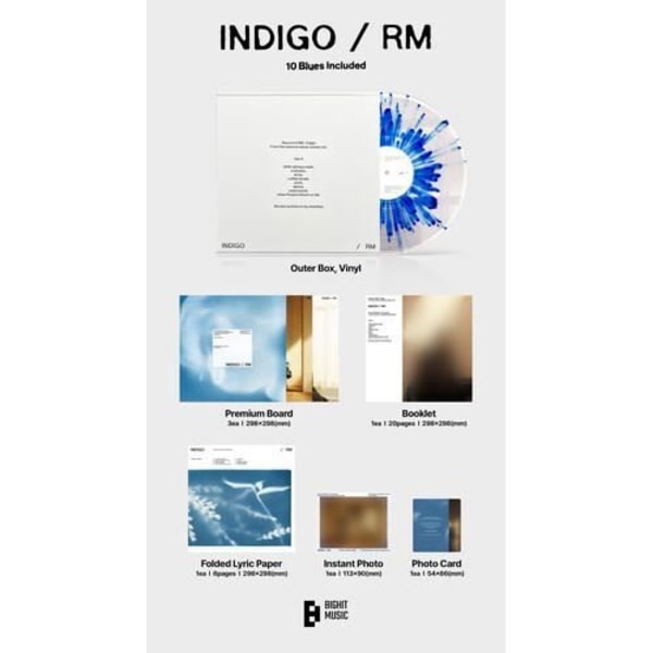 Rm (Bts) - Indigo [VINYL LP] med häfte, foton, affisch