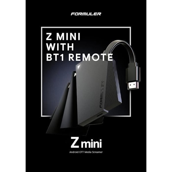Strömmare multimediainnehåll - Formuler - Z Mini - Android 12 - 4K HDR 10+ - USB DVR-inspelning