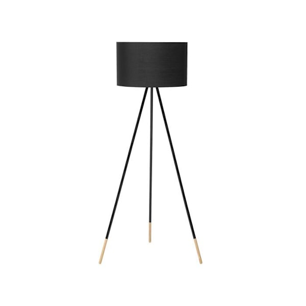 TOBOL svart stativ golvlampa