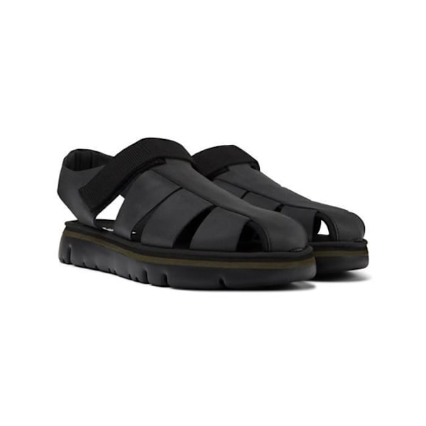 Sandaler - CAMPER - Oruga - Svart läder - EVA-sula - Bekväma och lätta Svart 43