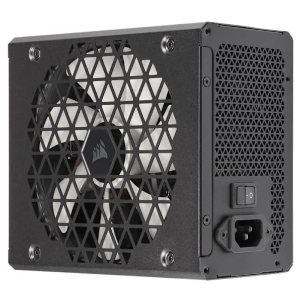 CORSAIR - RM1000x - Strömförsörjning - 1000 Watt - RMx Shift Series - Certifierad 80 PLUS Guld (CP-9020253-EU) Svart