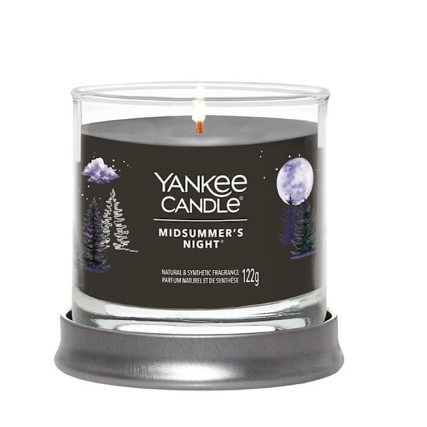 Bougie signature natt i sommar liten modell - Yankee Candle kastanj