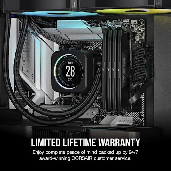 RAM-minne - CORSAIR - CMK64GX5M2B5600C40 - VENGEANCE - DDR5 - 64GB 2x32GB DIMM - 5600MT/s - CL 40 - 1.25V