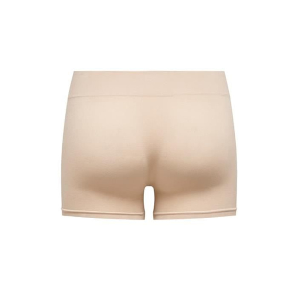 Cuissard kvinna - Only Onlvicky - Mörkbeige - Hipsters - Sömlös - Hög midja Mörk beige M/L