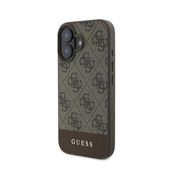 Hårdskal Guess för iPhone 16 Plus 6.7 med nedre band med logotyp