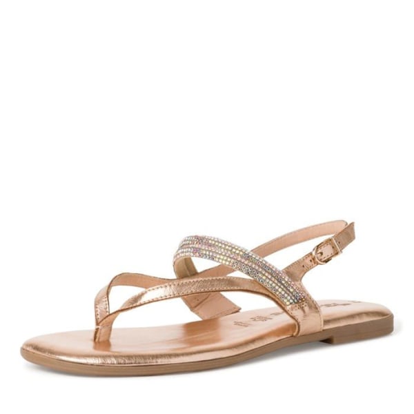 Sandal - barfota Tamaris - 1-1-28115-28 - Platt sandal för kvinnor rosa guld 40