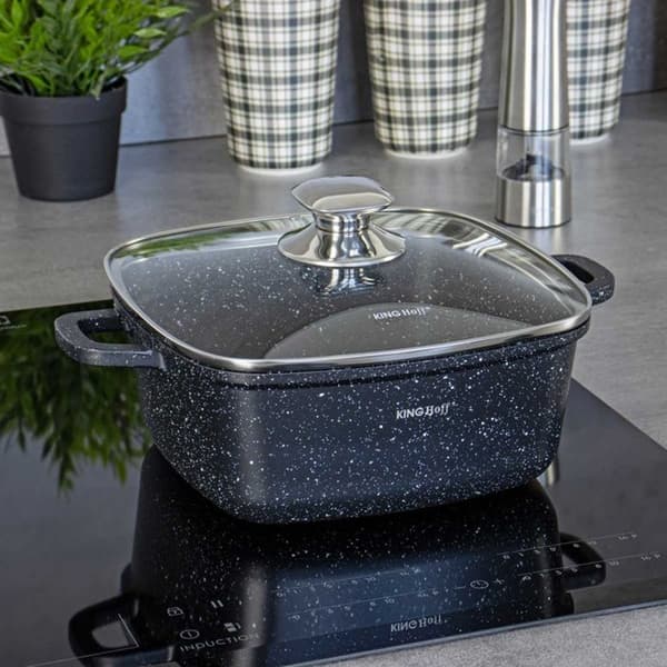 KINGHOFF MARMORSKASTRULL 28cm KH-1605 6,5L