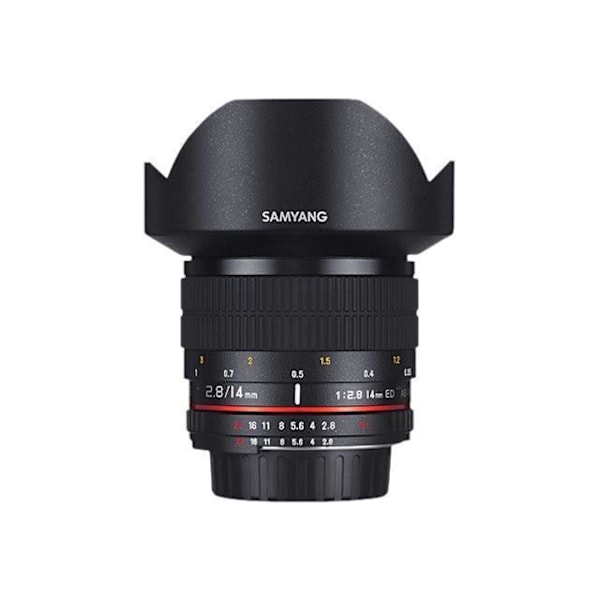 Samyang 14mm f/2.8 AE ED AS IF UMC vidvinkelobjektiv för Fujifilm X-fäste