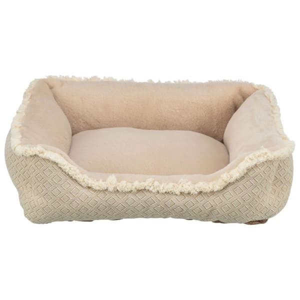 Rektangulär hundkorg Trixie Boho - beige - Beige - 60×50 cm beige