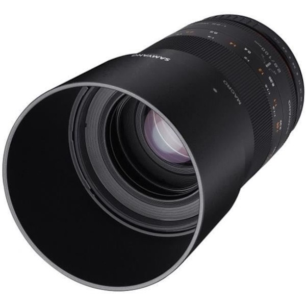 Objektiv - Samyang - 100 mm F2.8 NIKON AE - F/2.8 bländare - Makroobjektiv - Designad för Nikon