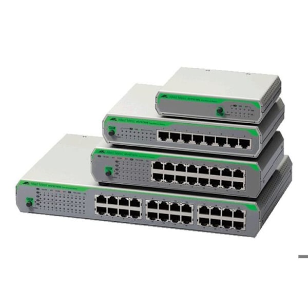 Switch - Allied Telesis - FS710-8 - 8 portar 10/100 - Icke hanterad - Väggmontering