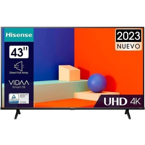 HISENSE 43A6K - 43" (108 cm) LED-TV - UHD 4K - Dolby Vision - Smart TV - 3 x HDMI