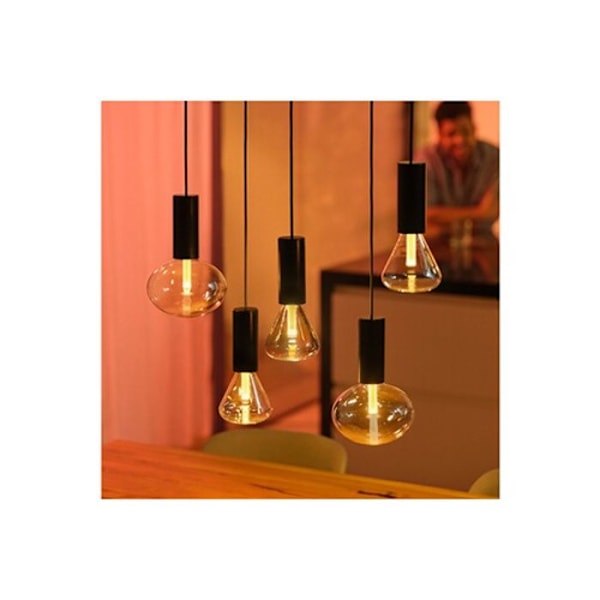 Designer svart rep - Philips - E27 - Interiör - LED - Anslutet objekt Svart