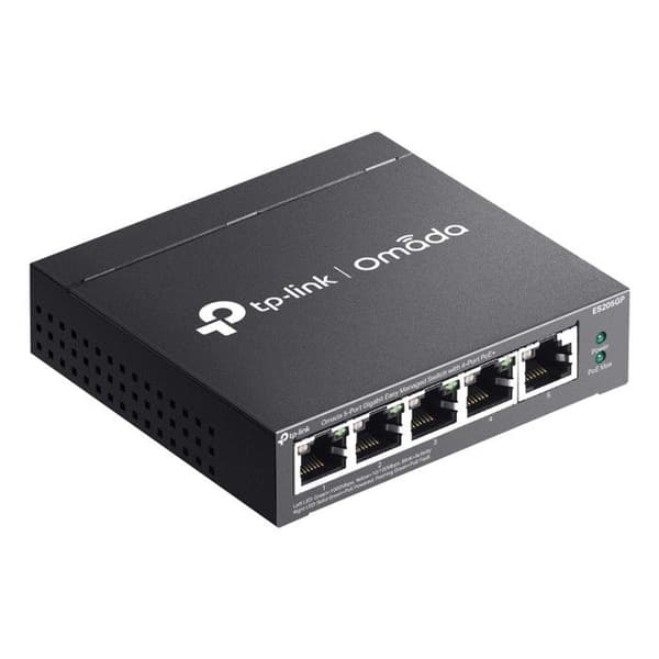Switch - TP-LINK - Omada ES205G - 5 portar - Managed - Gigabit Ethernet