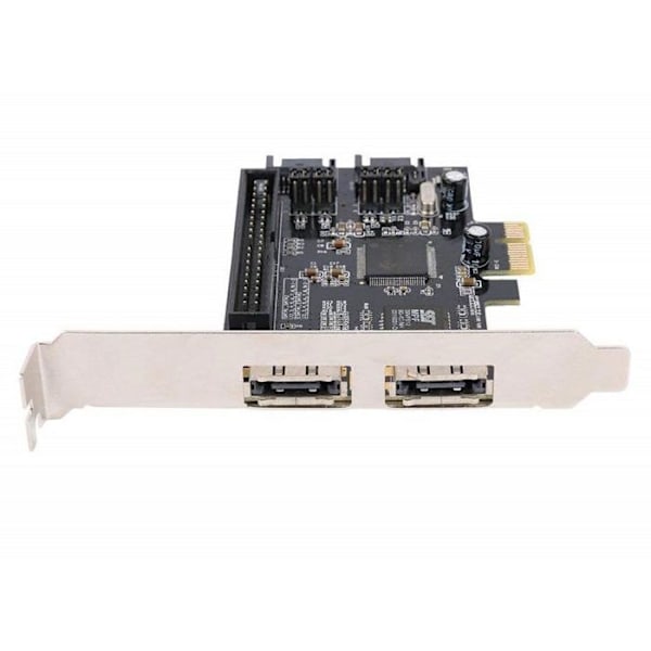 Kontrollkort - Ej specificerat - PCI Express - 2 SATA-portar - 2 IDE-portar - Svart