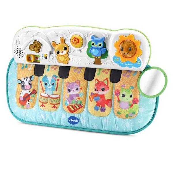 Vtech awakening key - 80-158167 - Baby - Baby piano Musikkuddar | Leksak för baby +3 månader | ESP-version | Flerfärgad