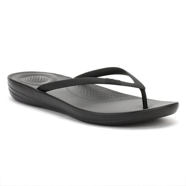 Ergonomiska tongs - FitFlop - Helt svart - iQushion - Optimal komfort - Elegant design Svart 41