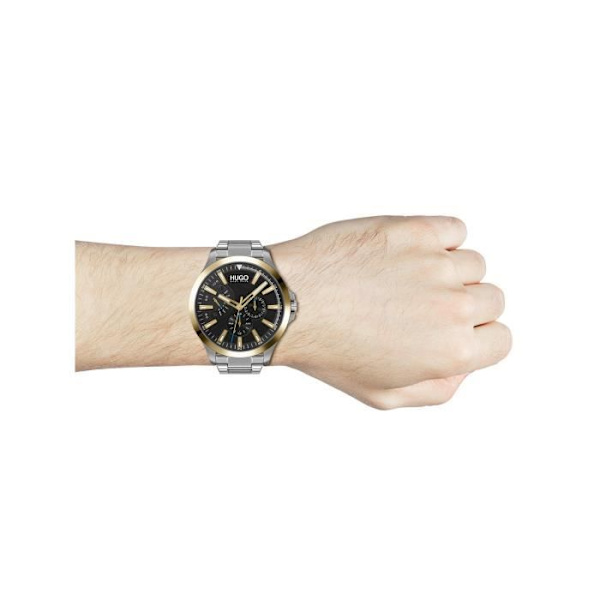 HUGO Jump Watch herr - Grå - Elegant armband - Quartz Grå