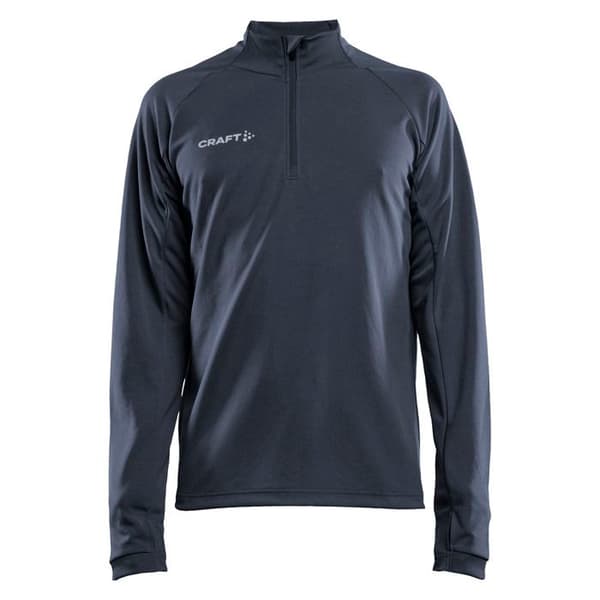 Sweatshirt 1/2 zip Craft evolve Blågrå S