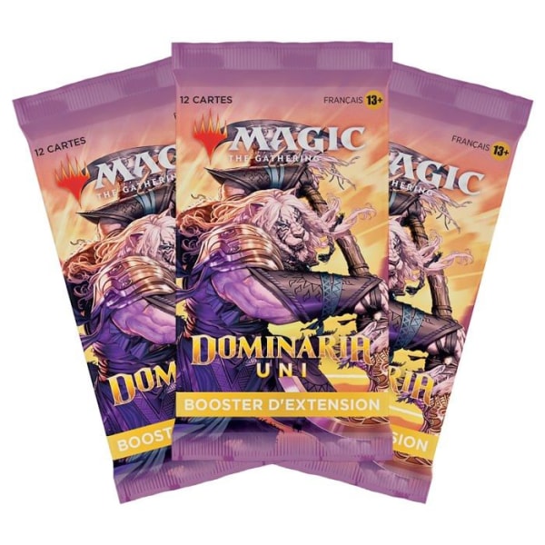 Magic the gathering - D14731010 - Paket med 3 Dominaria Uni Expansion Boosters (fransk version) Flerfärgad