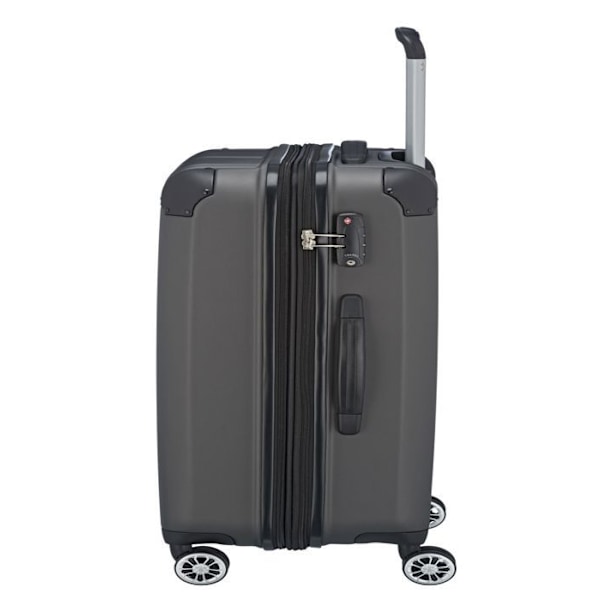 Valis - Travelite - City 4-hjulstrolley M - Grå - Utbyggbar - Unisex grå