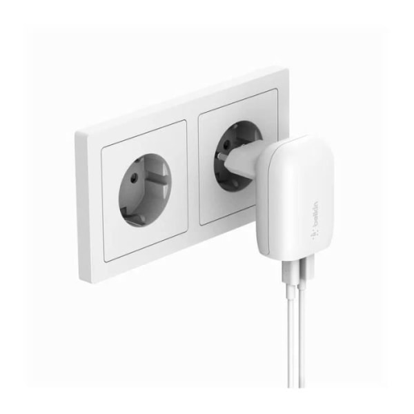 BELKIN AC-LADDARE DUAL PORT 37W 25W USB-C PD PPS + 12W USB-A B