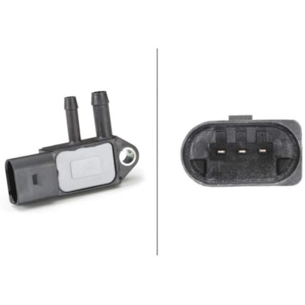 Trycksensor - HELLA - 6PP 009 409-231 - Svart - 3-polig - Skruvad neråt