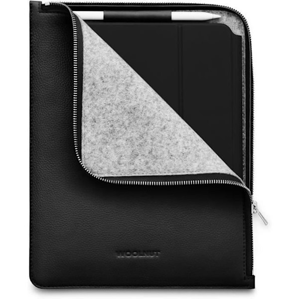Läder Plånboksfodral för iPad Pro 11 & 10,9 iPad Air Svart - Woolnut