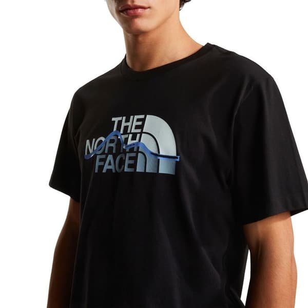 The North Face T-shirt Mountain Line Regular Svart - NF0A8GUXJK3 Svart XL