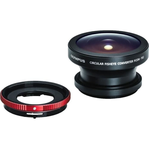Fisheye-konverter - Olympus - FCON-T02 - Vattentålig - För TG-6 & TG-7 - Dynamiska foton