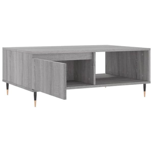 vidaXL Sonoma Soffbord Grå 90x60x35 cm Konstruerat trä 827058