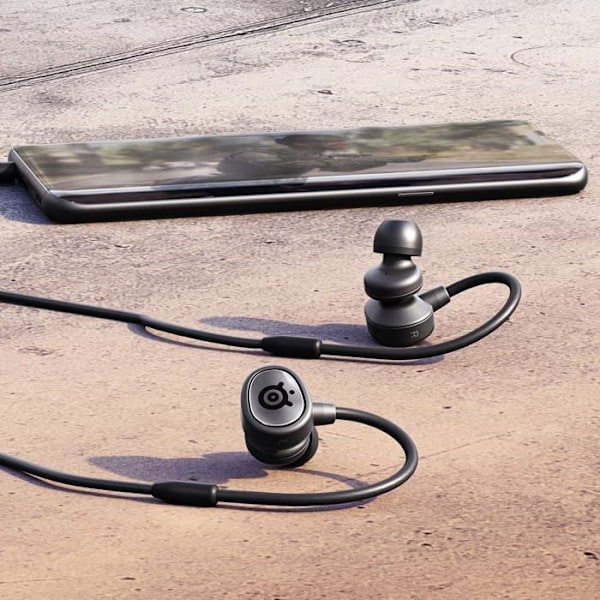 Steelseries Tusq trådbundet in-ear gamingheadset svart