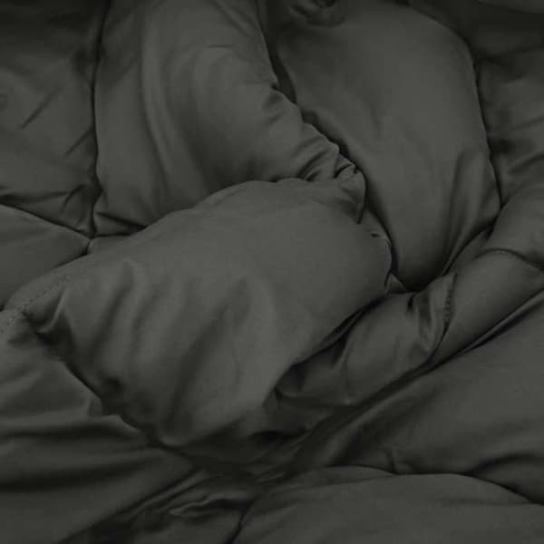 Vintertäcke - VIDAXL - Duvet för vinterbruk - Mikrofiber - Antracit - Allergivänlig antracit