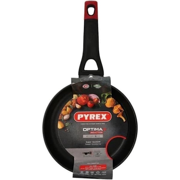 Stekpanna - PYREX - 1455016 - Smidd aluminium - Non-stick - 22 cm - Utan PFAS