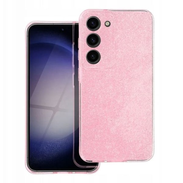 Hus - etui - strumpa Oem TRANSPARENT SKYDD 2 mm BLINK för Xiaomi Redmi NOTE 14 Pro 5G / 14 Pro Plus 5G, rosa