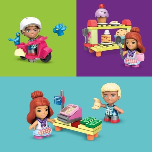 Mega Construx Barbie - Bageri-Konditorivaror - Byggspel - Från 4 år