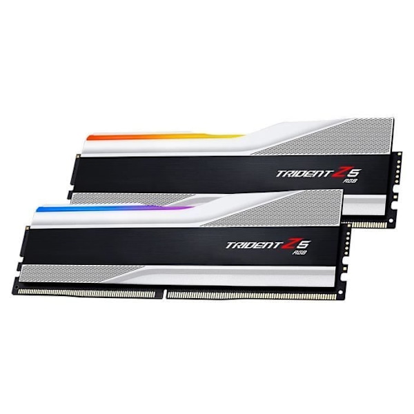 G.Skill Trident Z5 RGB 32 GB (2 x 16 GB) DDR5 8000 MHz CL38 - Silver - Dual Channel Kit 2 DDR5 PC5-64000 RAM - F5-8000J