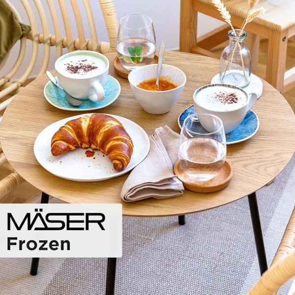 Kopp - mugg - mazagran MÄser - 934012 - MASER Set med 8 muggar i grön keramik