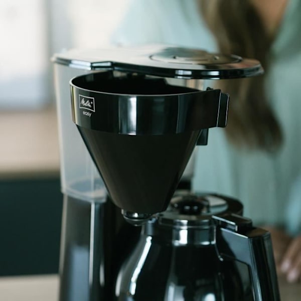 MELITTA Easy Therm II 1023-06 filterkaffebryggare - 1050 W - Svart Svart