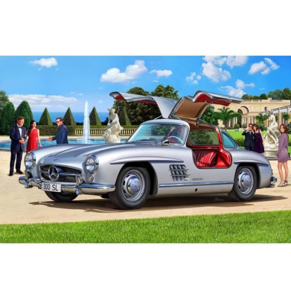 Bilmodell - REVELL - Mercedes Benz 300 SL - 214 delar - skala 1/12