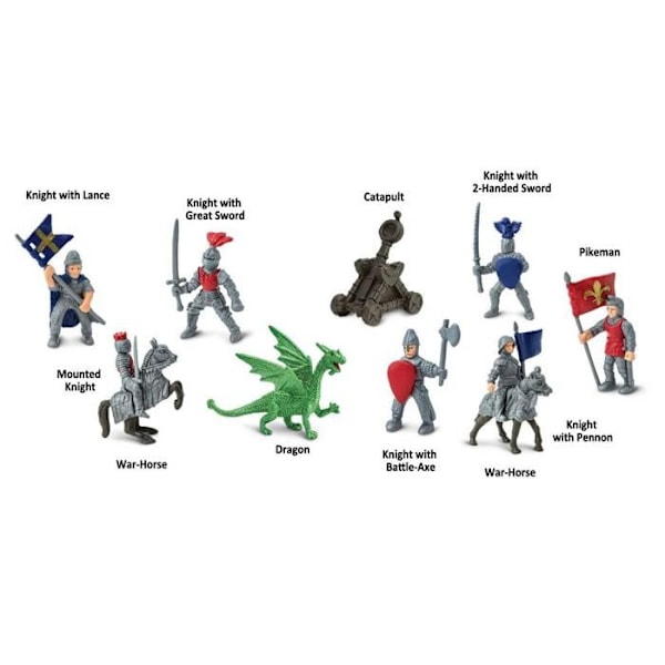 Figurer Karaktärer - Tubo Knights Dragons