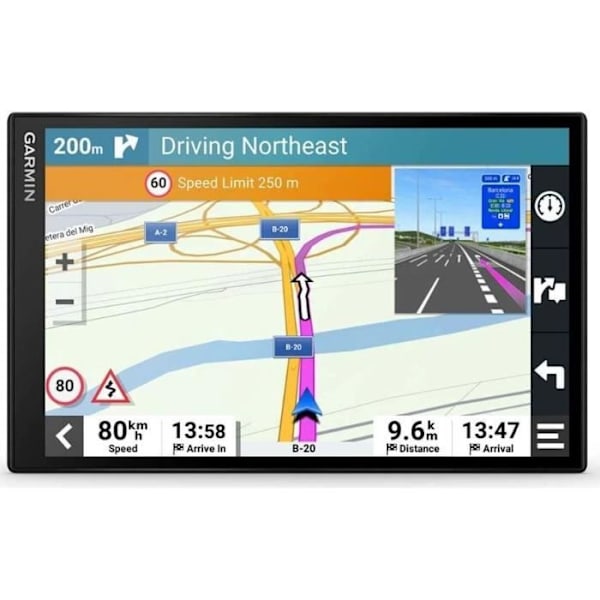 GPS - GARMIN - DriveSmart 86 EU - 8" skärm Svart