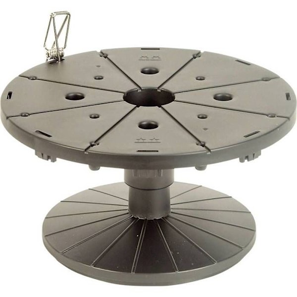 Målarbänk - Tamiya - 74522 - 2 flerfunktionsstöd - 16 cm skivspelare - Fjäderklämmor