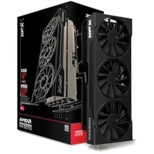 Grafikkort - XFX - AMD Radeon RX 9070 OC - 16 GB GDDR6 - Överklockning - PCI Express 4.0 x16