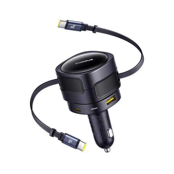 Baseus Enjoyment Max 90W USB-C + Lightning Tändare Blå Blå